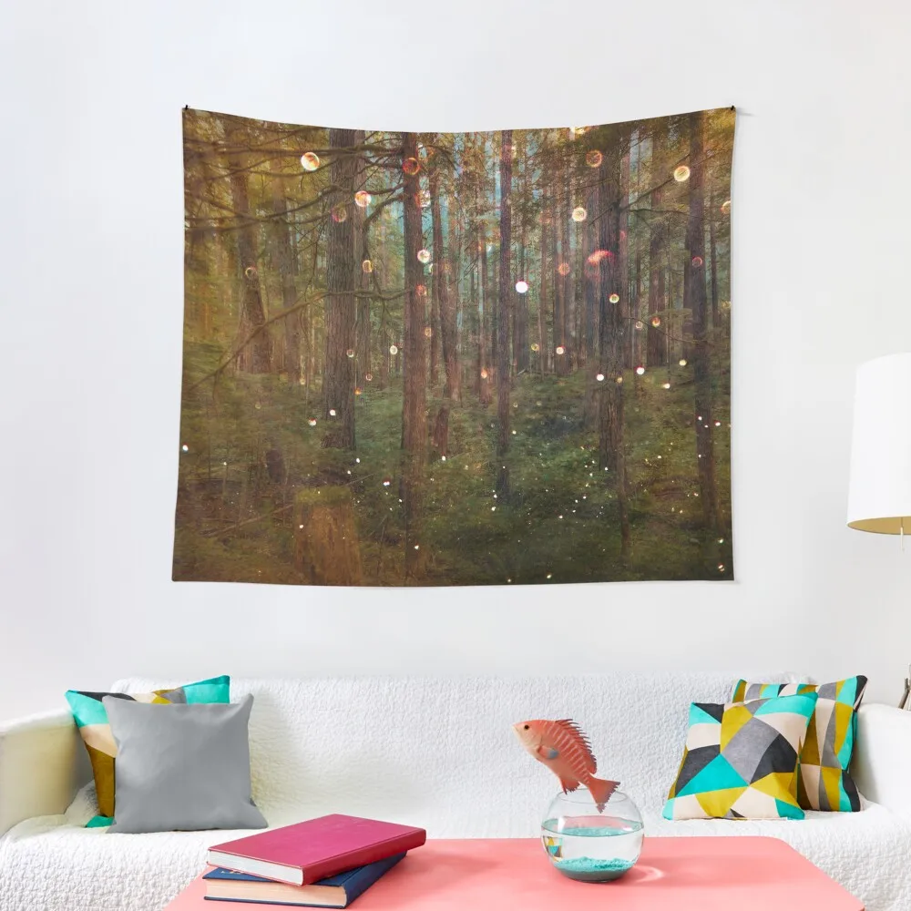 

Forest Trees Nature Path - Magical Midsummer Night's Dream Tapestry Aesthetic Room Decor Korean Decor Home Tapestry