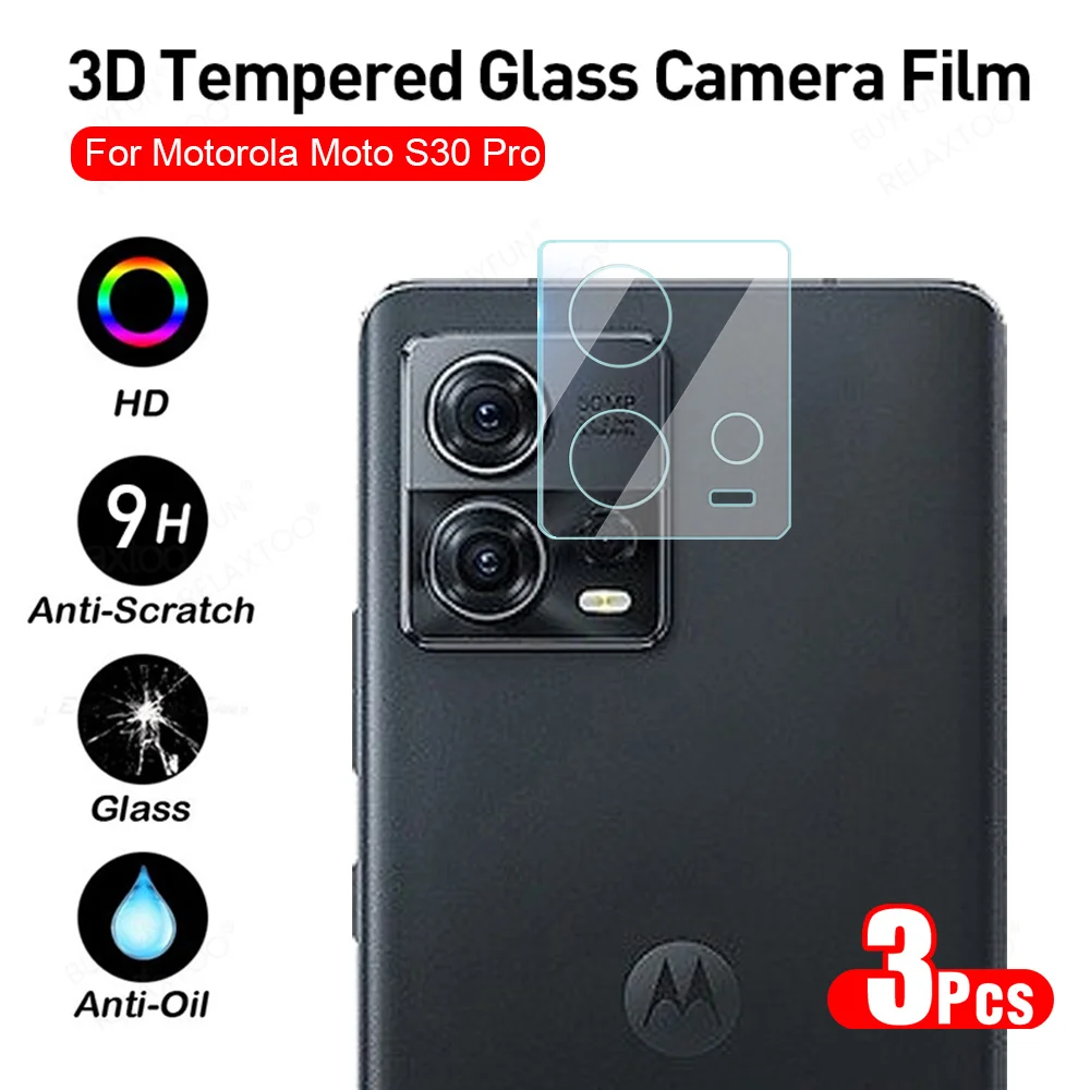 

3Pcs 3D Camera Screen Protector For Motorola Moto S30 Lens Glass Case Cover X30 Pro 5G Edge 30 Fusion Neo Edge30 Ultra S30Pro 5G