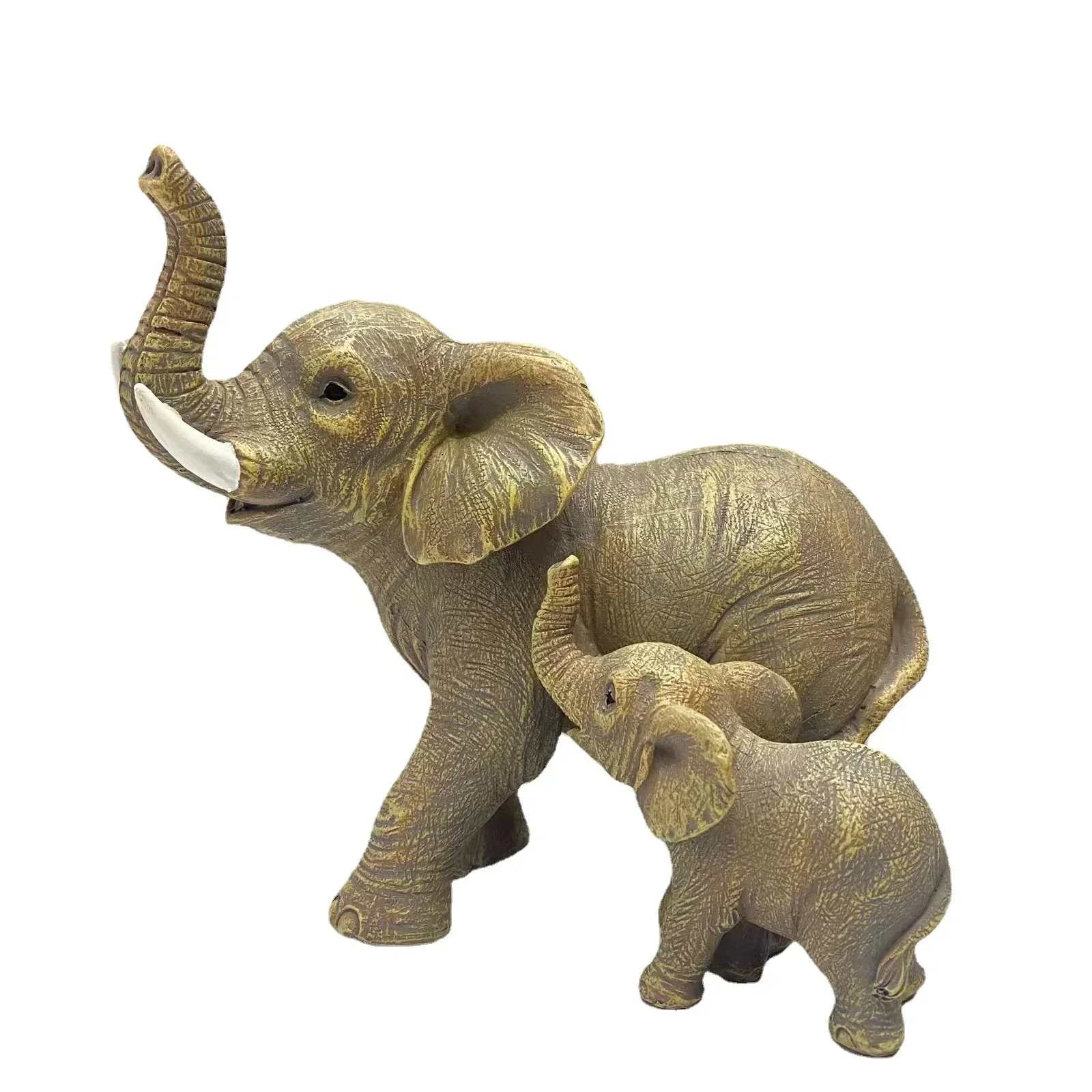New Mother and Child Elephant Resin Crafts Living Room, Desk, Office, Home Decoration, Ornaments and Creative Gifts
New Mother and Child Elephant Resin Crafts Living Room, Desk, Office, Home Decoration, Ornaments and Creative Gifts