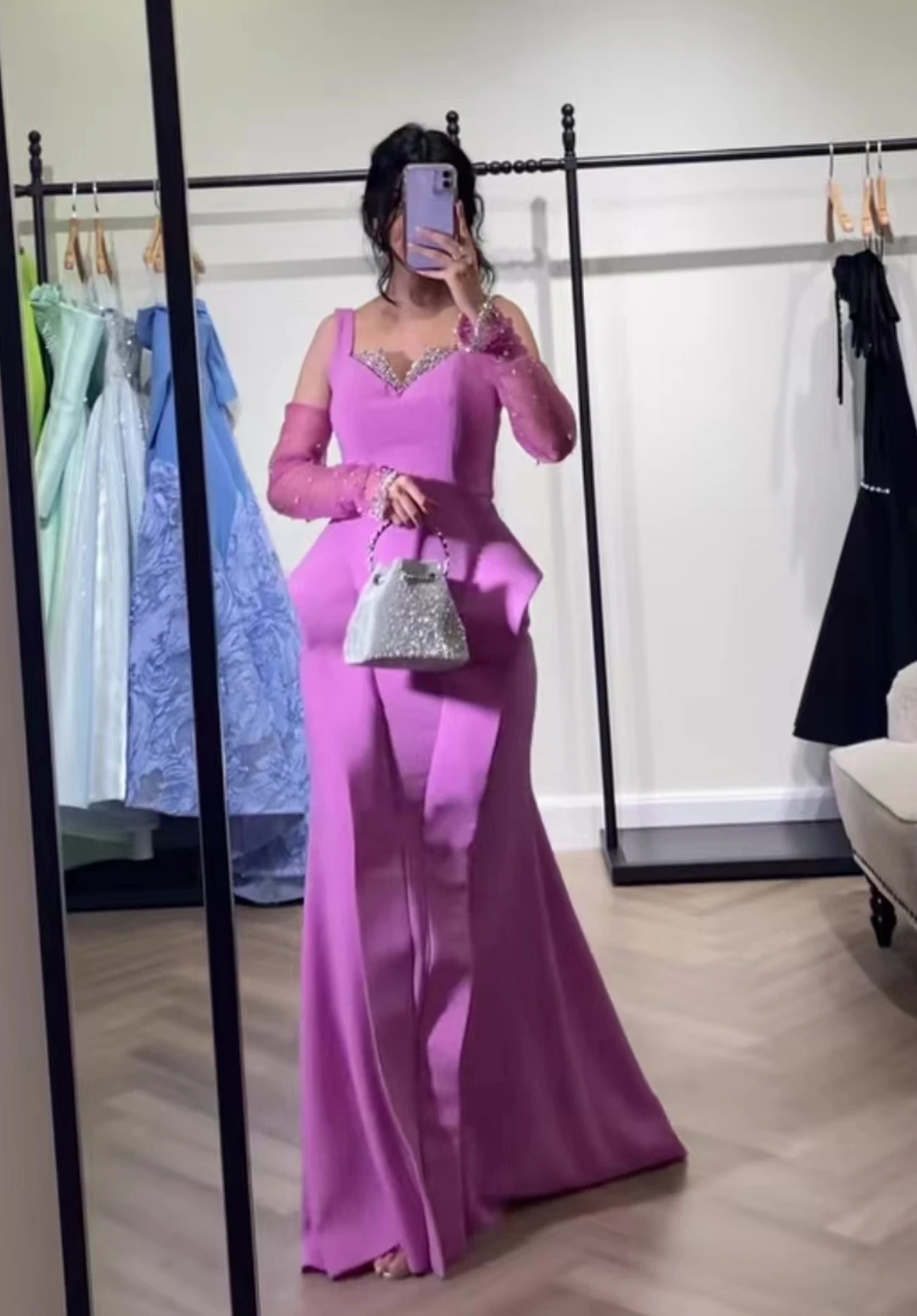 Rhinestone Bead Party Evening Dresses Tulle Oversleeves Mermaid Arabia Women Prom Dresses فساتين سهره فاخره فساتين مناسبة رسمية
Rhinestone Bead Party Evening Dresses Tulle Oversleeves Mermaid Arabia Women Prom Dresses فساتين سهره فاخره فساتين مناسبة رسمية