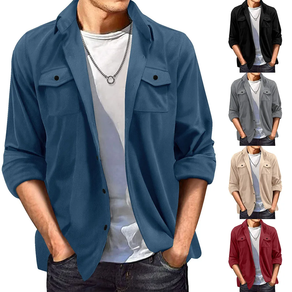 Men Winter Long Sleeve Jacket Lapel Button Down Tops Baggy Coat Shirts Overcoat Cardigan Casual Baggy Coat Shirts
Men Winter Long Sleeve Jacket Lapel Button Down Tops Baggy Coat Shirts Overcoat Cardigan Casual Baggy Coat Shirts