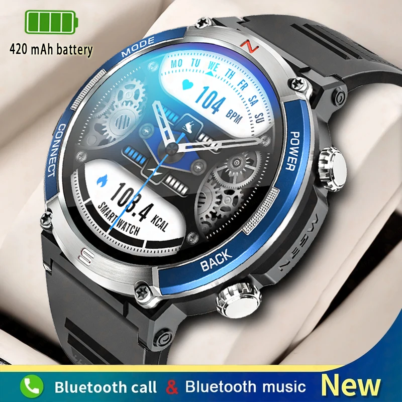 IP68 Waterproof Outdoor Sports Smart Watch Men Fitness Tracker 1.52 inch 420mAh Big Battery Watch Bluetooth Call Smartwatch 2023
IP68 Waterproof Outdoor Sports Smart Watch Men Fitness Tracker 1.52 inch 420mAh Big Battery Watch Bluetooth Call Smartwatch 2023