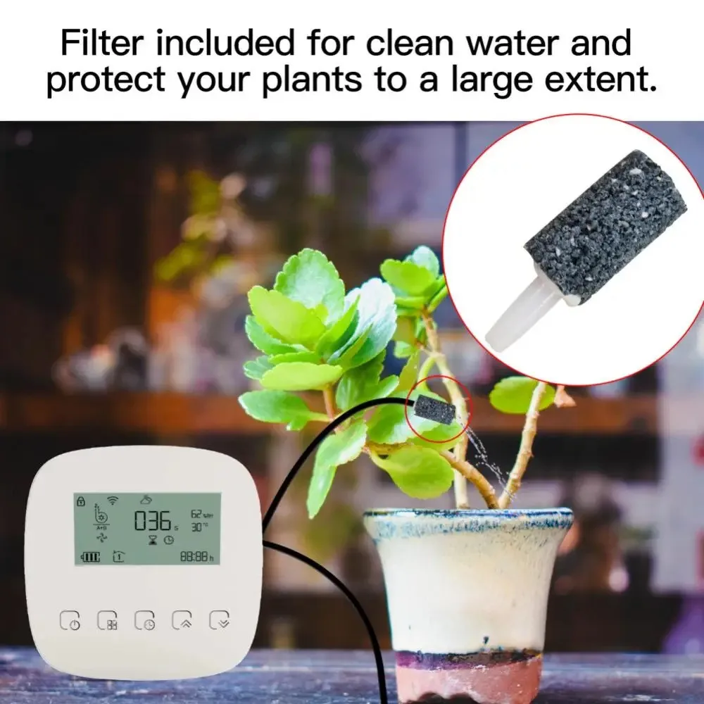 

Intelligent Sprinkler Timer Precision Irrigation Sprinkling Timing Double Pump Watering Graffiti Wifi Gardening Supplies