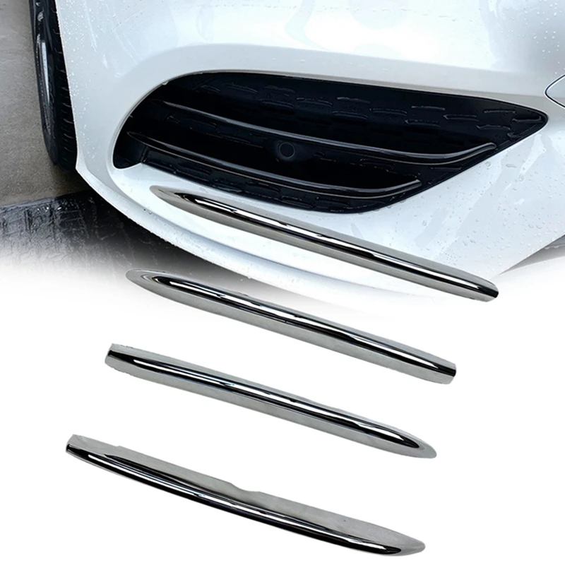 4Pcs Front Bumper Front Fog Grille Trim Strips For Mercedes Benz CLA200 CLA 260 2020-2023 Car Styling Decoration Sticker
4Pcs Front Bumper Front Fog Grille Trim Strips For Mercedes Benz CLA200 CLA 260 2020-2023 Car Styling Decoration Sticker