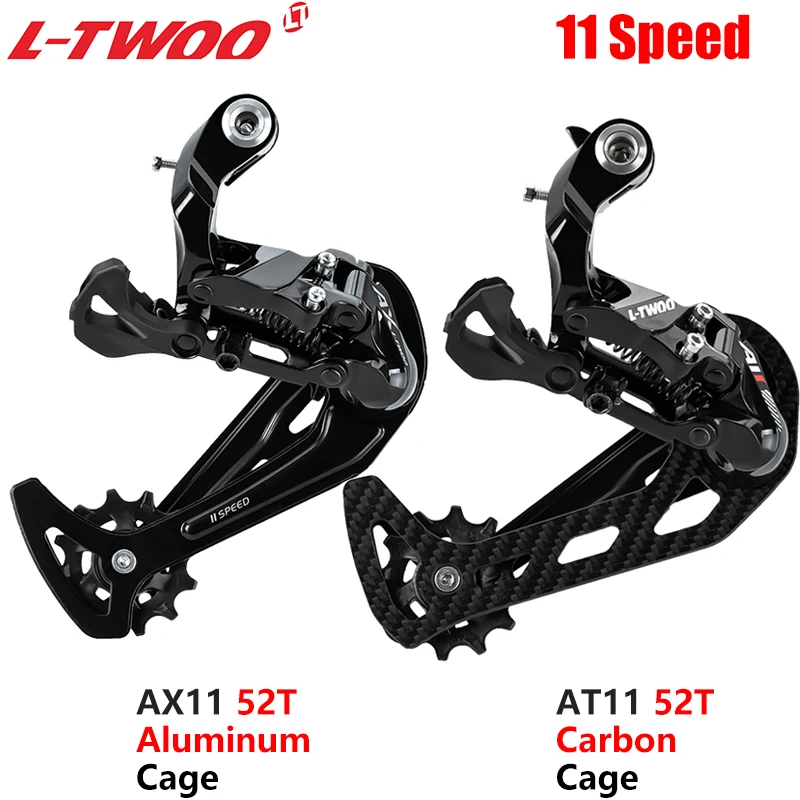 

LTWOO AX11 AT11 11 Speed Mountain Bike Rear Derailleur Carbon Fiber Cage Switch Compatible 52T Cassette MTB Bicycle Parts