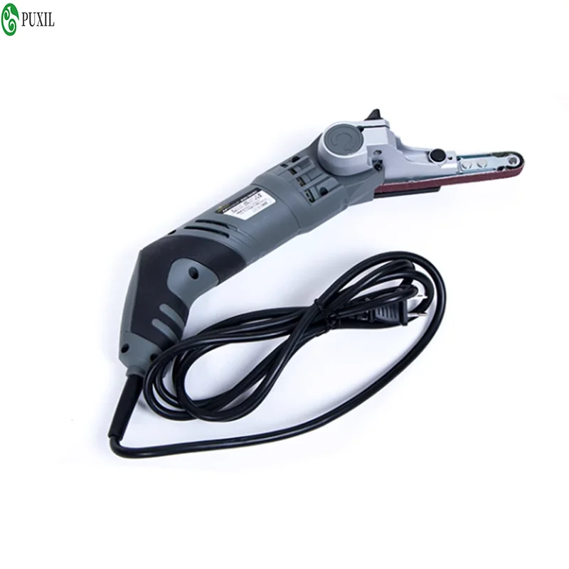 

260W Handheld Mini Electric Belt Sander Machine 6 Speeds Electric Sanding Polishing Machine Tools With 3Pcs Abrasive Belts 220V