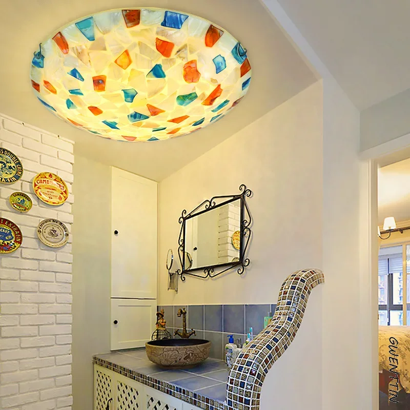 Средиземноморская потолочная лампа для гостиной, спальни, дома, лофта, Luminaria Decor, интерьерная лампа из витражного стекла Тиффани, осветительный прибор
Средиземноморская потолочная лампа для гостиной, спальни, дома, лофта, Luminaria Decor, интерьерная лампа из витражного стекла Тиффани, осветительный прибор