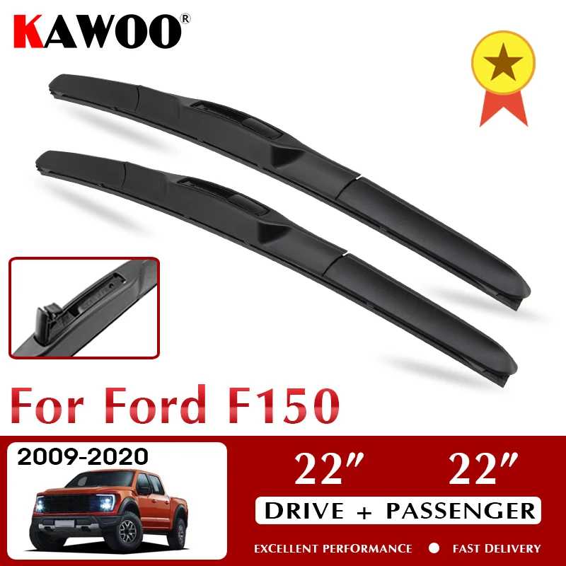 KAWOO Wiper Front Car Wiper Blades For Ford F150 2009-2020 Windshield Windscreen Front Window Accessories 22"+22" LHD RHD
KAWOO Wiper Front Car Wiper Blades For Ford F150 2009-2020 Windshield Windscreen Front Window Accessories 22"+22" LHD RHD
