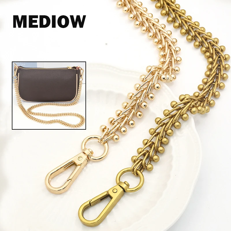 MEDIOW Bag Strap Accessories For Women High Quality Luxury Designer For Handbag Crossbody Upscale Chain Vine Water Drop Design
MEDIOW Bag Strap Accessories For Women High Quality Luxury Designer For Handbag Crossbody Upscale Chain Vine Water Drop Design