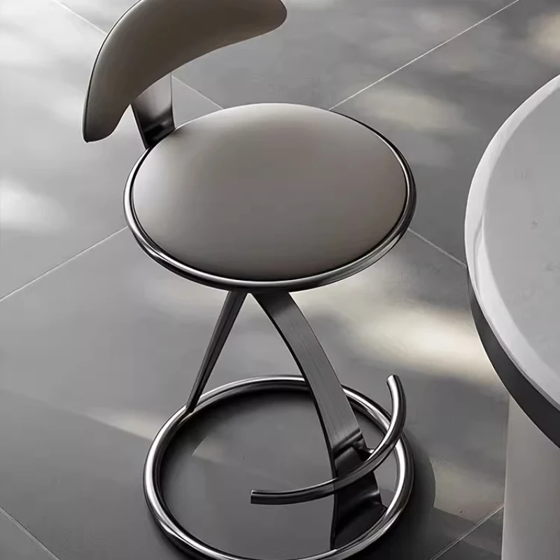 Luxury Bar Chair Italian minimalist stainless steel high chair creative home bar chair internet celebrity creative metal bar
Luxury Bar Chair Italian minimalist stainless steel high chair creative home bar chair internet celebrity creative metal bar