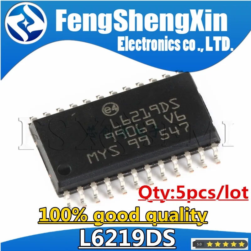 5pcs E-L6219DS013TR L6219DS SOP24 Chips
5pcs E-L6219DS013TR L6219DS SOP24 Chips