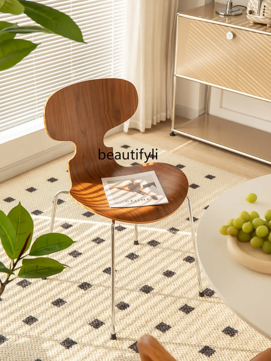 zqNordic Retro Ant Chair Home Solid Wood Armchair Dining Chair Modern Iron Chair
zqNordic Retro Ant Chair Home Solid Wood Armchair Dining Chair Modern Iron Chair