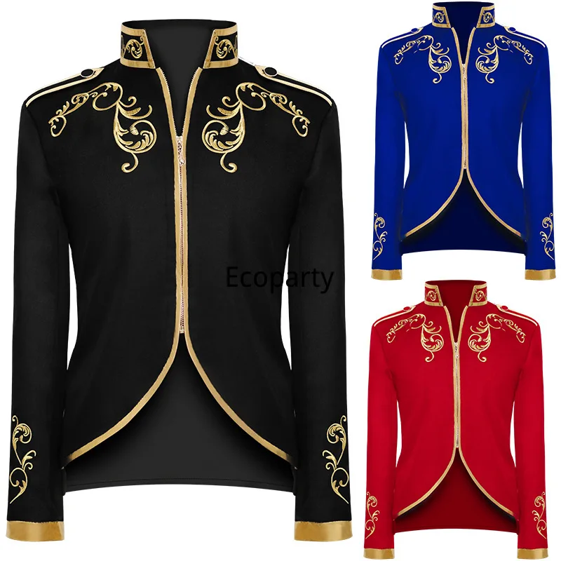 King Prince Renaissance Medieval Men Prom Custome Cosplay Adult Long Sleeve Party Jacket Outwear Coat 3XL
King Prince Renaissance Medieval Men Prom Custome Cosplay Adult Long Sleeve Party Jacket Outwear Coat 3XL
