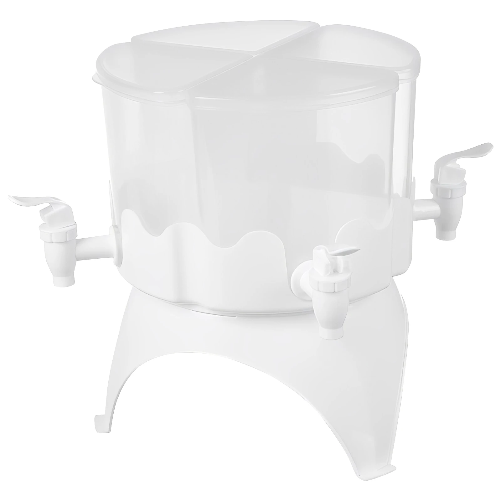 NewDrink Dispenser with Spigot and Lid 360° Rotatable Juice Jug Dispenser 4 Compartment Removable Cold Kettle 4L Large Capacity
NewDrink Dispenser with Spigot and Lid 360° Rotatable Juice Jug Dispenser 4 Compartment Removable Cold Kettle 4L Large Capacity