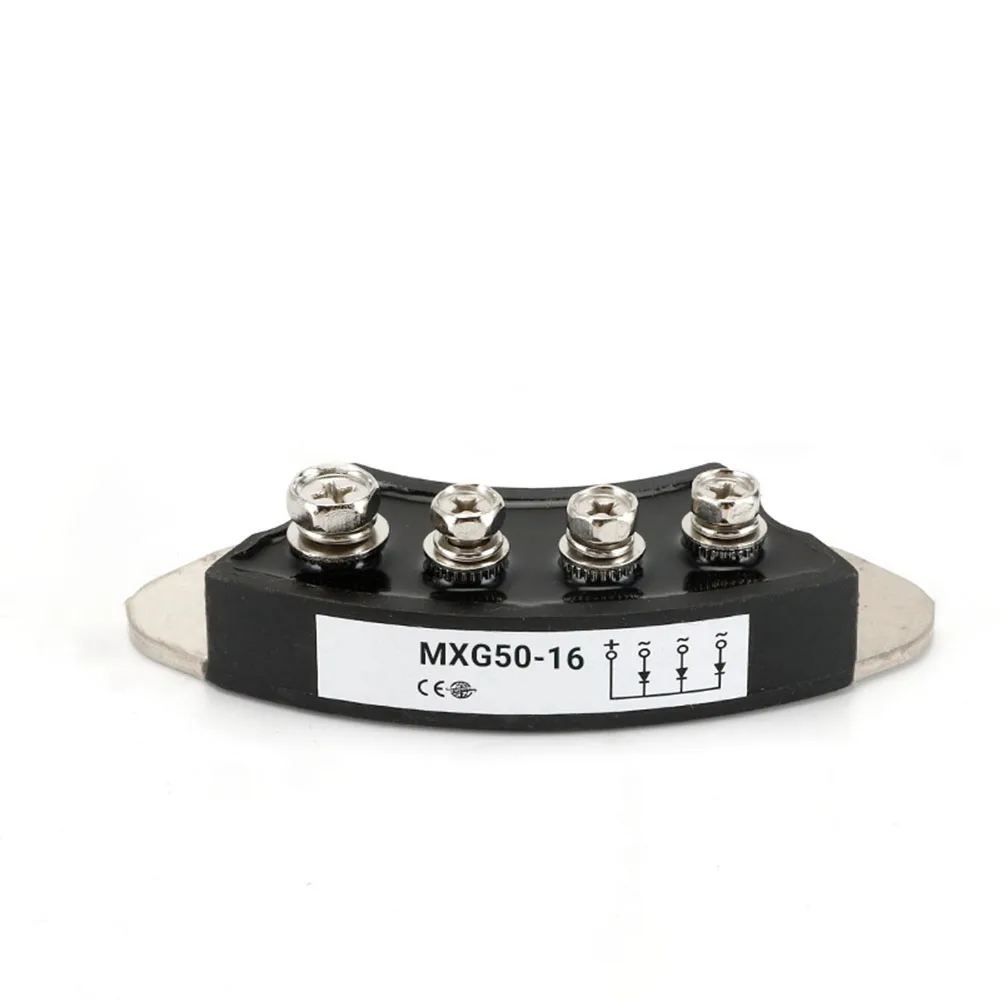 MXG/MXY 50A Brushless Generator Rectifier Bridge 4 Screw Rotary Rectifier Module Protects The Rectifier Bridge Running Smoothly
MXG/MXY 50A Brushless Generator Rectifier Bridge 4 Screw Rotary Rectifier Module Protects The Rectifier Bridge Running Smoothly