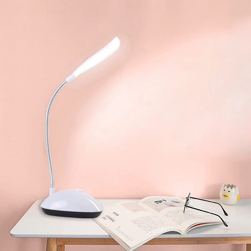 

Small Table Lamp For Bedroom AAA Battery Powered LED Desk Light Lamp Study Book Reading Lights Bedside Student Office Lamp