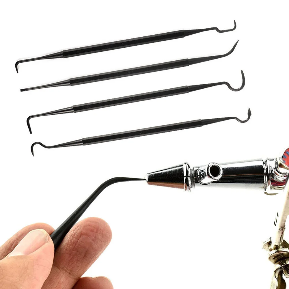 4pcs 17*8*4cm Car Detailing Cleaning Tool Spray-Gun Pipe Cleaning-Hook Double-headed Picks 8 Tips In Different Shapes And Sizes
4pcs 17*8*4cm Car Detailing Cleaning Tool Spray-Gun Pipe Cleaning-Hook Double-headed Picks 8 Tips In Different Shapes And Sizes