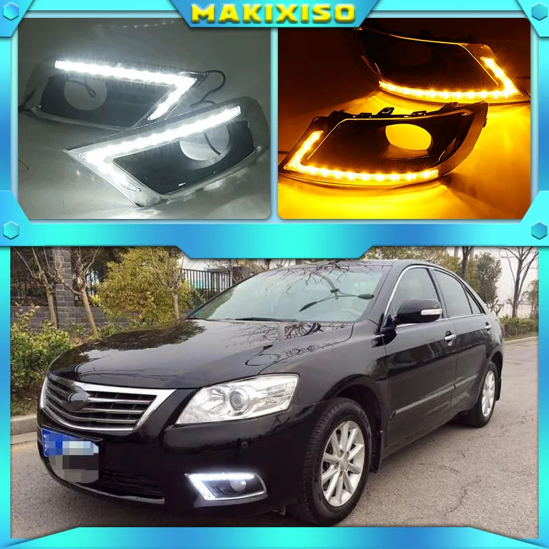 Светодиодные дневные ходовые огни на передний бампер для Toyota Camry 2009 2010 2011
Светодиодные дневные ходовые огни на передний бампер для Toyota Camry 2009 2010 2011