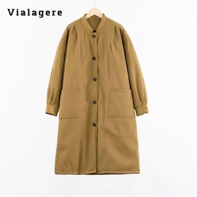 Vintage Casual Solid Color Long Sleeve Outerwear Maxi X-Long Parkas Harajuku Jacket 2023 Winter Women's Retro Warm Pockets Coat 
Vintage Casual Solid Color Long Sleeve Outerwear Maxi X-Long Parkas Harajuku Jacket 2023 Winter Women's Retro Warm Pockets Coat