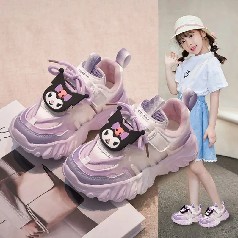 Kuromi Sanrio Kawaii Anime Girly Heart Autumn Winter Thick Soled Sneakers Cute Cartoon Fashionable Fleece Shoes Toys Kids
Kuromi Sanrio Kawaii Anime Girly Heart Autumn Winter Thick Soled Sneakers Cute Cartoon Fashionable Fleece Shoes Toys Kids