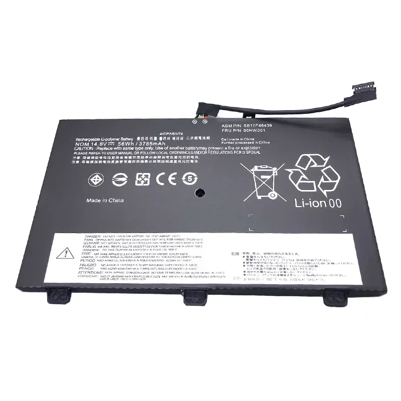 Оптовая продажа, новый Аккумулятор для ноутбука 00HW001 для Lenovo ThinkPad S3 Yoga 14 Series Notebook 00HW000 SB10F46438 4ICP7/52/76 14,8 V
Оптовая продажа, новый Аккумулятор для ноутбука 00HW001 для Lenovo ThinkPad S3 Yoga 14 Series Notebook 00HW000 SB10F46438 4ICP7/52/76 14,8 V