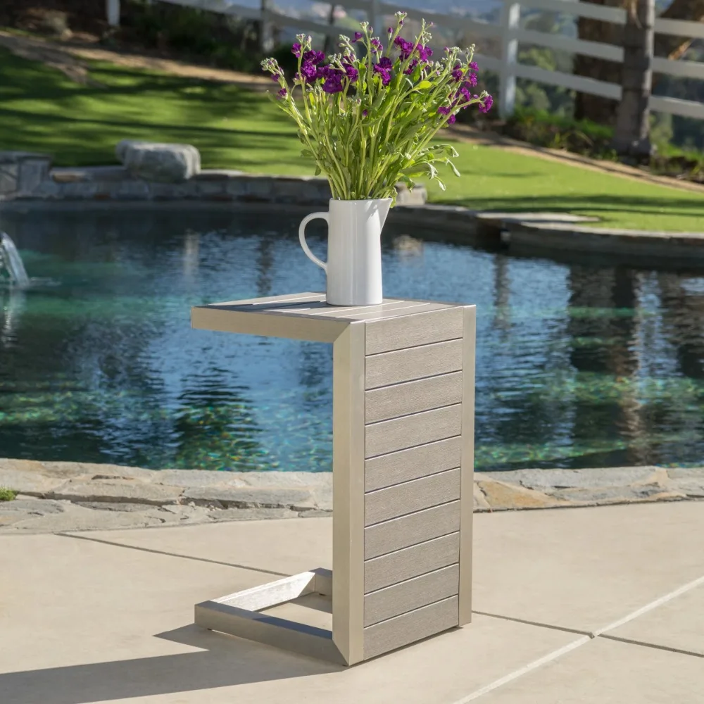 Desk Miller Outdoor Faux Wood C-Shaped End Table Natural Finish Camping Supplies Picnic Dining Tables Chair Pliante Tourist
Desk Miller Outdoor Faux Wood C-Shaped End Table Natural Finish Camping Supplies Picnic Dining Tables Chair Pliante Tourist