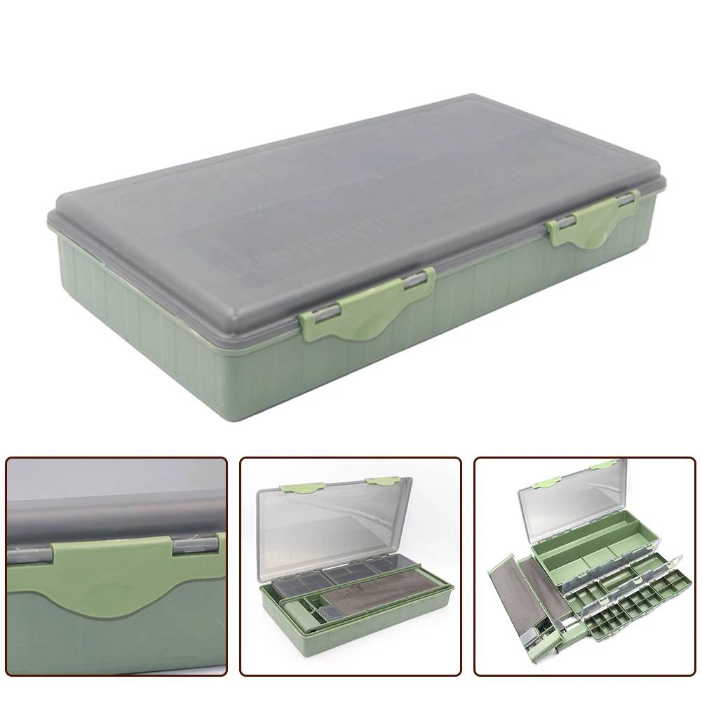 1set Plastic Box Fishing Rig Tackle Box Rigs Board Carp Fishing Storage Box Separate Hair Rig 34x18x6cm Fishing Accessories
1set Plastic Box Fishing Rig Tackle Box Rigs Board Carp Fishing Storage Box Separate Hair Rig 34x18x6cm Fishing Accessories