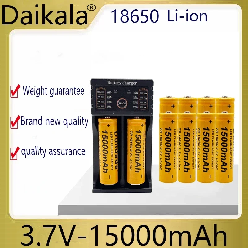 Uitgebreide upgrade van de nieuwe 18650 3.7V 15000Mah lithium batterij zaklamp 18650 oplaadbare batterij zaklamp+201 lader 3.7V
Uitgebreide upgrade van de nieuwe 18650 3.7V 15000Mah lithium batterij zaklamp 18650 oplaadbare batterij zaklamp+201 lader 3.7V