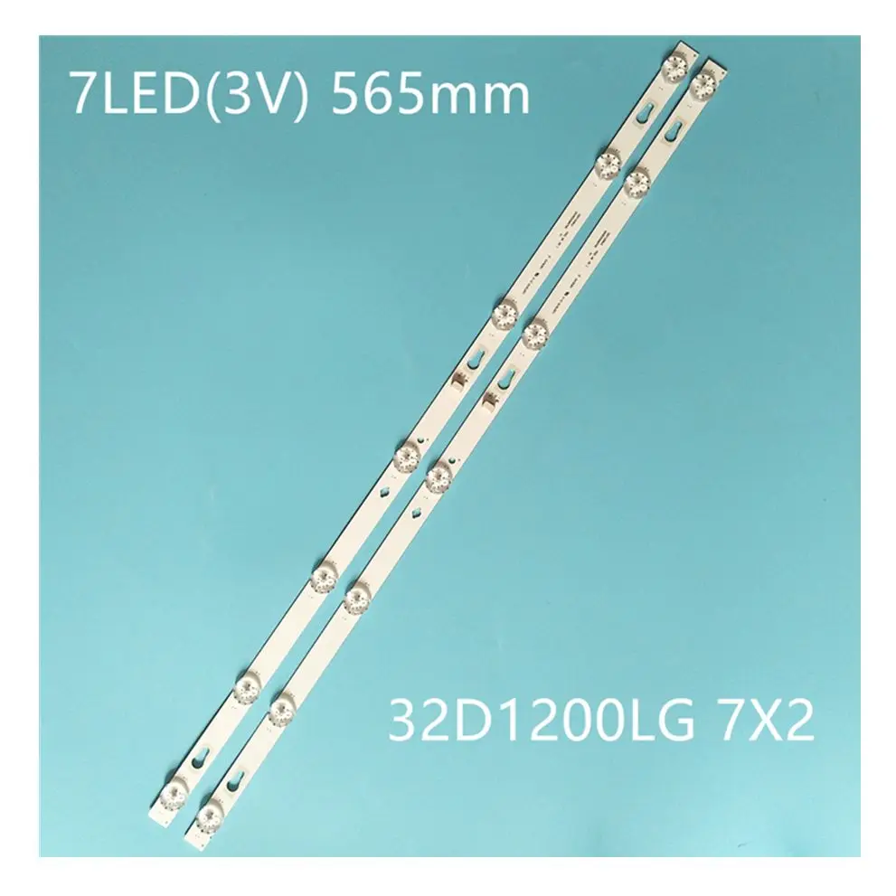 Комплект из 2 светодиодных панелей с 7 подсветками для TCL 4C-LB320T-HRAC 32D1200LG 7X2 32HR332M07A5 SY светодиодный 3214
Комплект из 2 светодиодных панелей с 7 подсветками для TCL 4C-LB320T-HRAC 32D1200LG 7X2 32HR332M07A5 SY светодиодный 3214