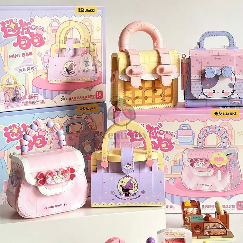 Милая мини-сумка Wekki, серия моделей, Детские сборные игрушки, блоки, креативные кирпичи, любимые праздничные подарки для маленьких девочек
Милая мини-сумка Wekki, серия моделей, Детские сборные игрушки, блоки, креативные кирпичи, любимые праздничные подарки для маленьких девочек