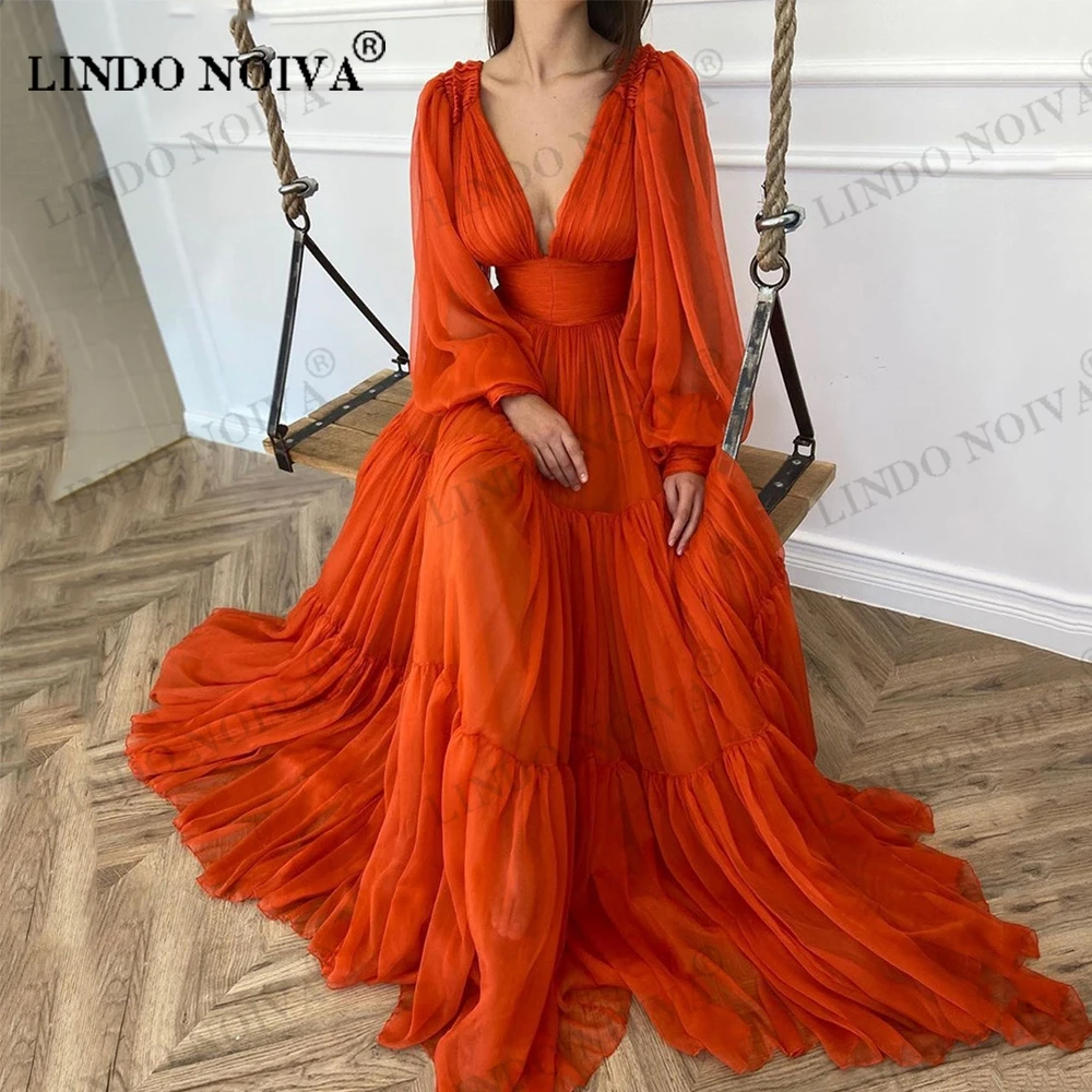 LINDO NOIVA Sexy V Neck Muslim Formal Dress A Line Tulle Islamic Dubai Saudi Arabic Evening Gown Long Prom Dresses
LINDO NOIVA Sexy V Neck Muslim Formal Dress A Line Tulle Islamic Dubai Saudi Arabic Evening Gown Long Prom Dresses