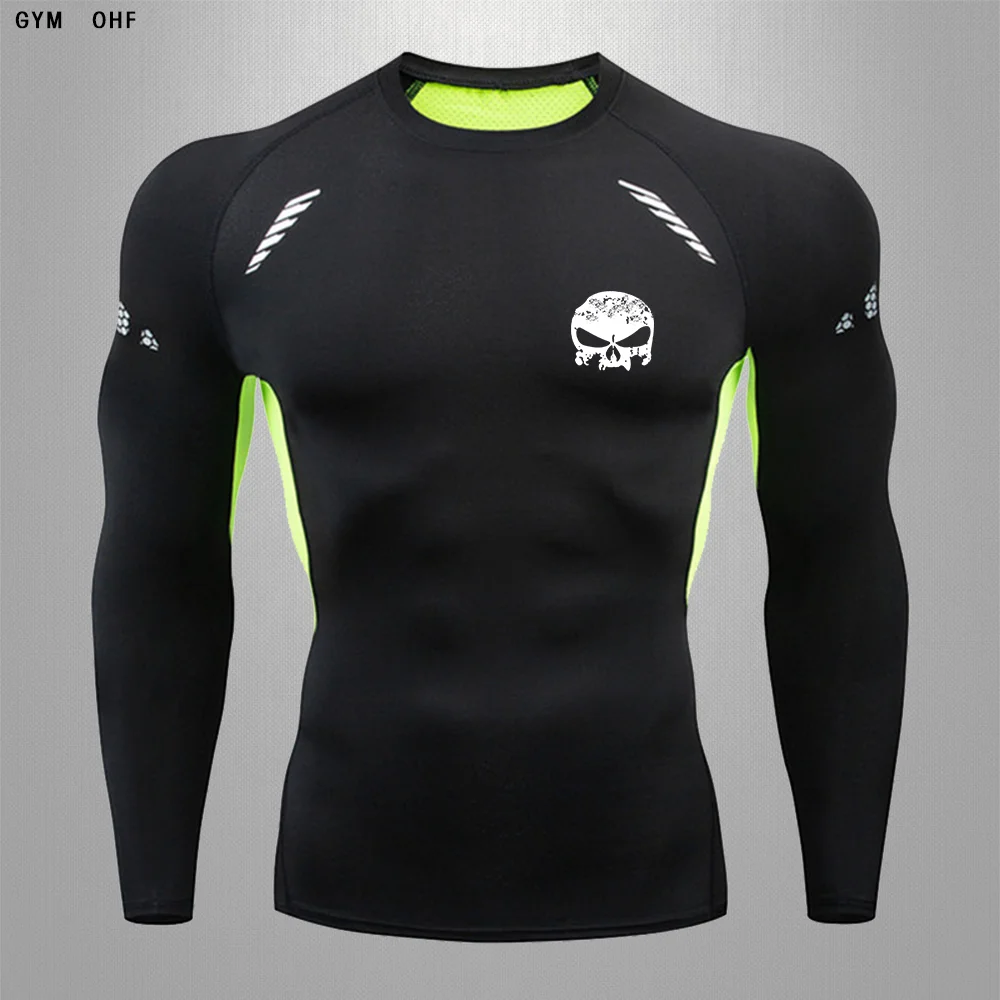 

MMA Gym Men'S Quick Drying T-Shirt Fitness Training T-Shirt Running Shirt Tennis Compression Boxing Jujitsu Rashguard