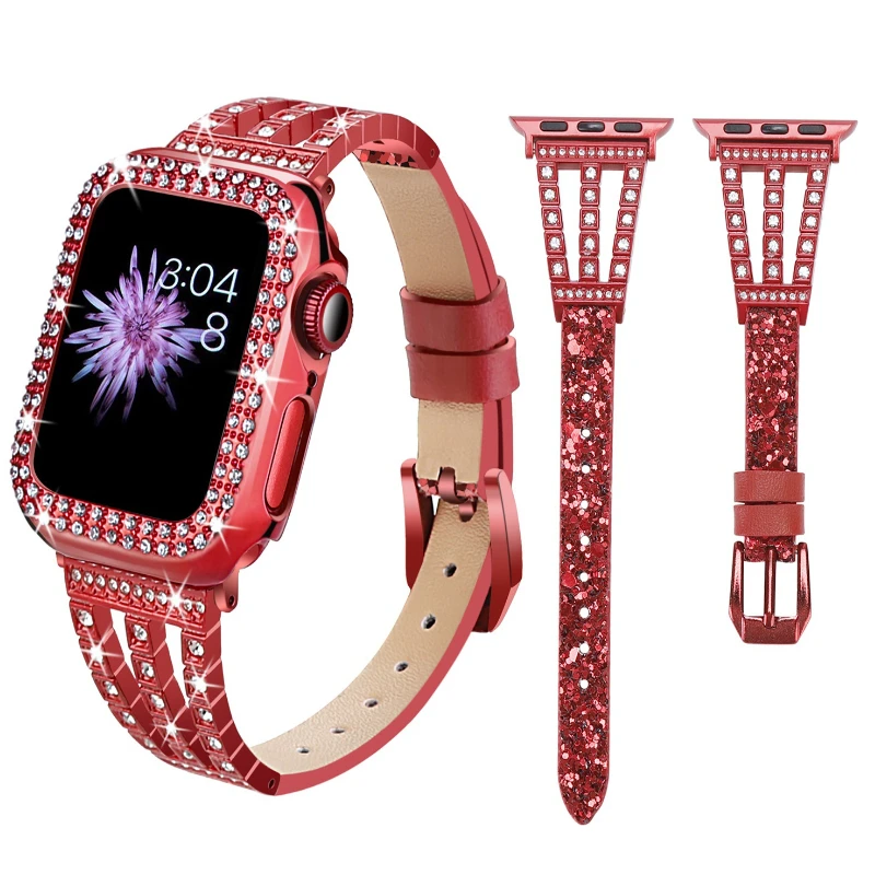 Diamond Metal+Case For Apple Watch 8 7 45mm 41mm Ultra 49mm Bracelet Wristband iWatch 6 5 4 3 SE 44mm 40mm 42mm 38mm Women band
Diamond Metal+Case For Apple Watch 8 7 45mm 41mm Ultra 49mm Bracelet Wristband iWatch 6 5 4 3 SE 44mm 40mm 42mm 38mm Women band