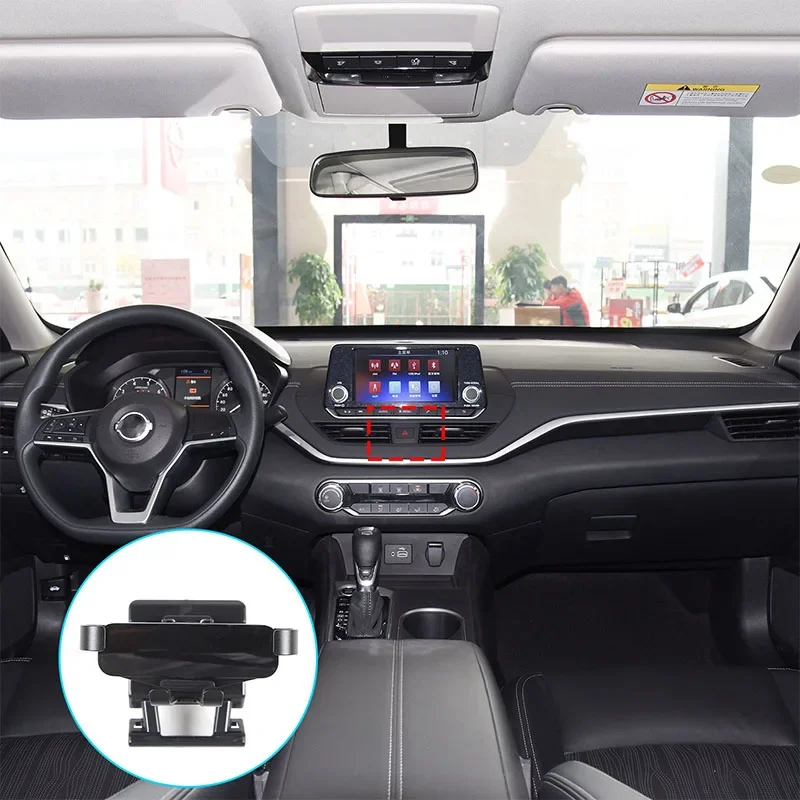 For Nissan Teana 2022-2023 ABS Black Car Phone Holder GPS Navigation Mobile Bracket Car Accessories
For Nissan Teana 2022-2023 ABS Black Car Phone Holder GPS Navigation Mobile Bracket Car Accessories