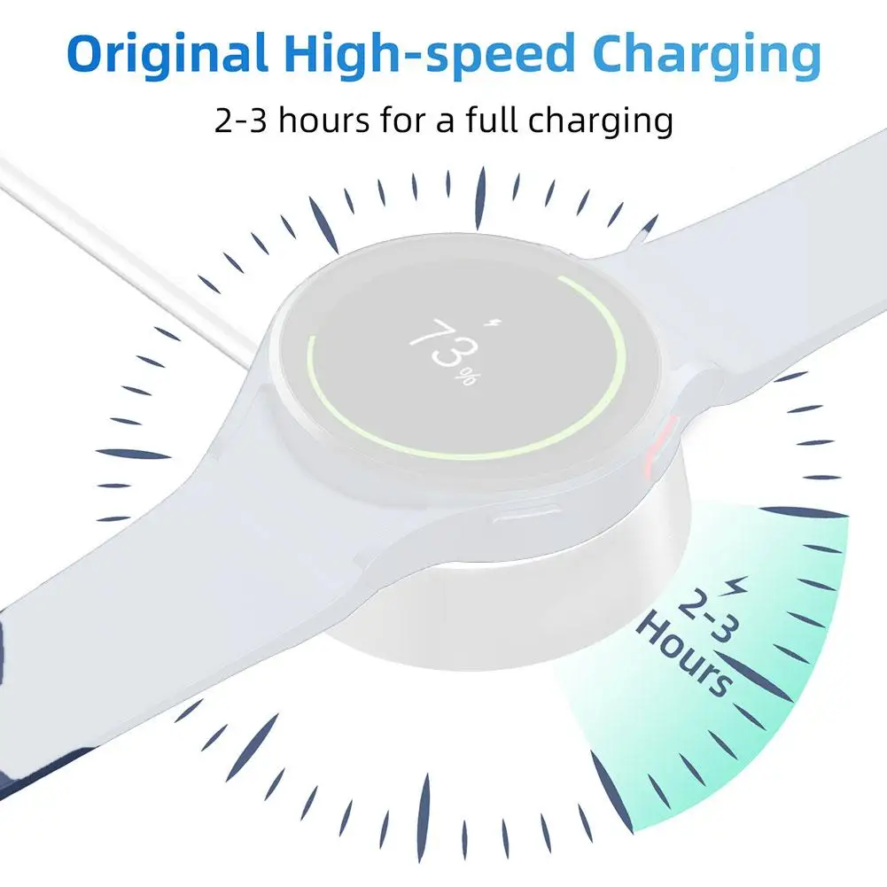 Magnetic Wireless Charger with Charging Cable for Galaxy Watch 6 5 USB Type-C Anti Slip Wireless Charging Dock, White O5E4
Magnetic Wireless Charger with Charging Cable for Galaxy Watch 6 5 USB Type-C Anti Slip Wireless Charging Dock, White O5E4