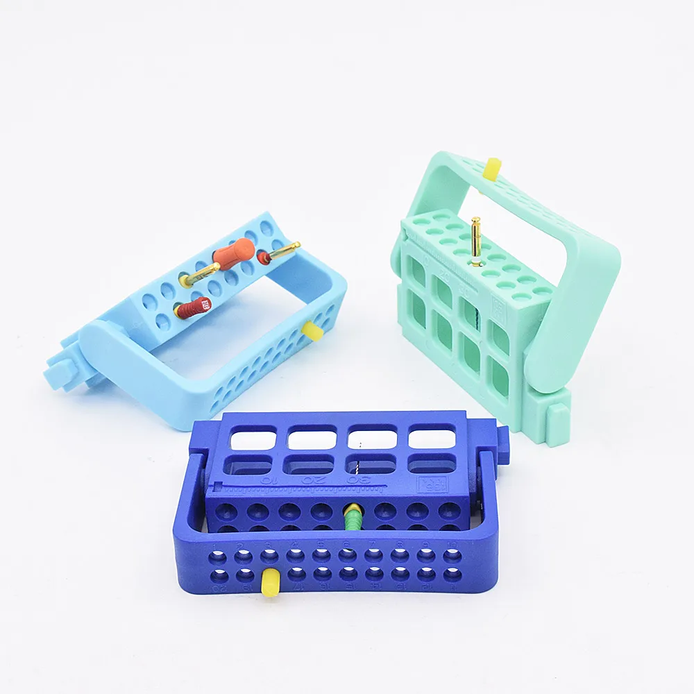 5 PCS Endo Block With Memory Function 16 Holes Endodontic Files Sterilization Holder
5 PCS Endo Block With Memory Function 16 Holes Endodontic Files Sterilization Holder