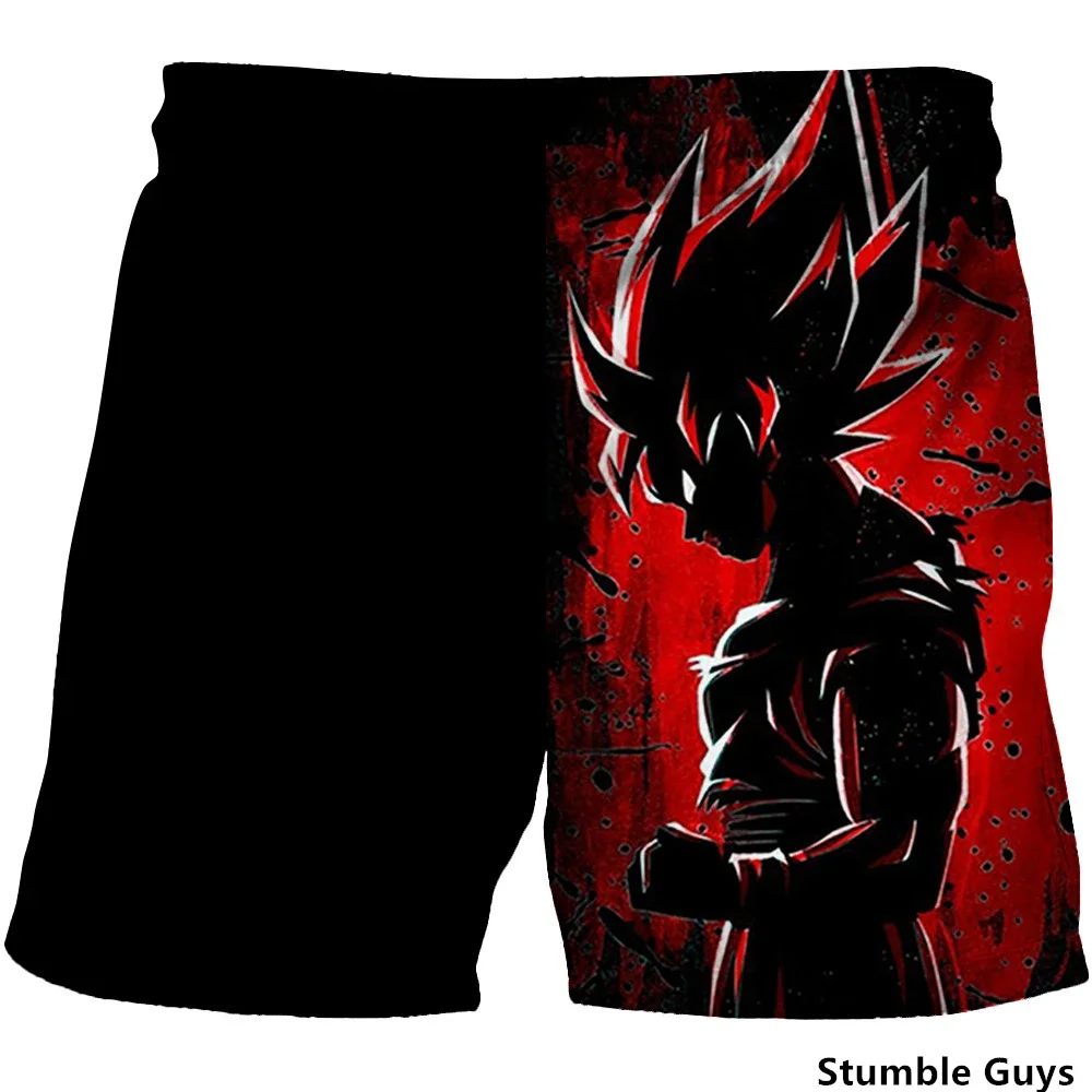 

Спортивные шорты Dragon Ball Z, Мультяшные новые летние шорты, повседневные мужские шорты Goku Vegeta, модная одежда для маленьких мальчиков