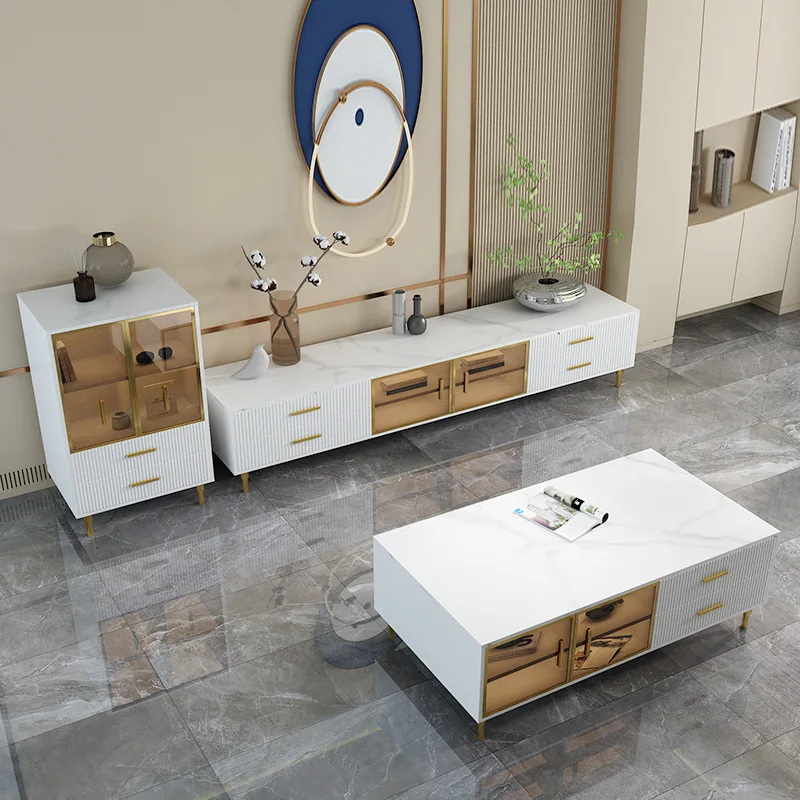 Small Apartment Type Light Luxury Rock Slab Rectangular Coffee Table TV Cabinet Combination Modern Simple Wall Cabinet Living
Small Apartment Type Light Luxury Rock Slab Rectangular Coffee Table TV Cabinet Combination Modern Simple Wall Cabinet Living