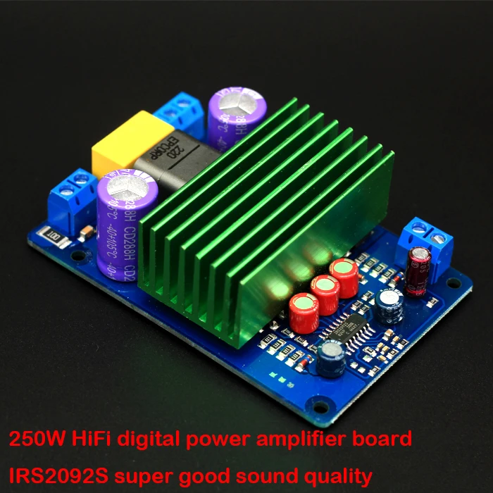 IRS2092S High Power 250W Class D HIFI Digital Power Amplifier Board/Finished Product/Mono/Super LM3886
IRS2092S High Power 250W Class D HIFI Digital Power Amplifier Board/Finished Product/Mono/Super LM3886