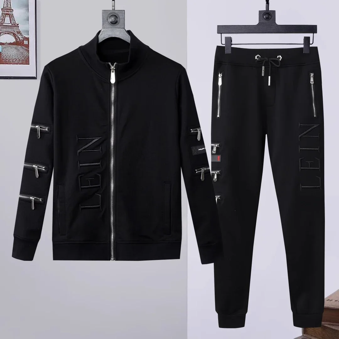 Luxury Men Jacket Set Autumn Winter High Luxury Fashion Brand Pattern Zipper Cardigan Pants High Quality Two Piece Set Clothing
Luxury Men Jacket Set Autumn Winter High Luxury Fashion Brand Pattern Zipper Cardigan Pants High Quality Two Piece Set Clothing