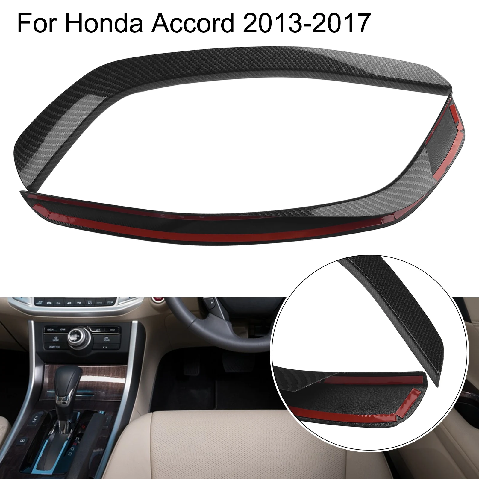 2Pcs Console Center Gear Shift Side Strip Trim Cover ABS UV Processing Carbon Fiber Grain Decoration For Honda For Accord 201317
2Pcs Console Center Gear Shift Side Strip Trim Cover ABS UV Processing Carbon Fiber Grain Decoration For Honda For Accord 201317