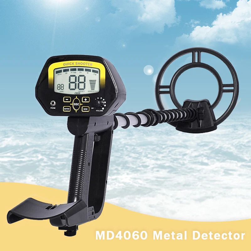 MD4060 Metal Detector High Sensitivity MD4060 Underground Metal Detector Gold Digger Treasure Portable Hunter Detector Adjustabl
MD4060 Metal Detector High Sensitivity MD4060 Underground Metal Detector Gold Digger Treasure Portable Hunter Detector Adjustabl