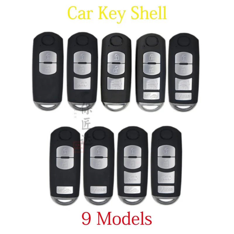 

2/3/4 Buttons Replacement Remote Key Shell Case Fob For Mazda 3 5 6 Atenza AXELA CX-4 CX-5 CX-8 CX-7 CX-9 with Emergency Key