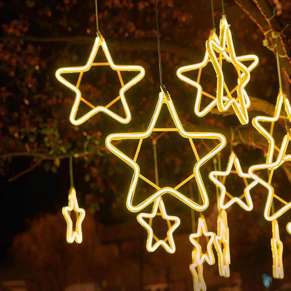 Big Star Garland Light 30CM Star Tree Hanging Fairy String Lights For Holiday Wedding Christmas Outdoor Room Decoration
Big Star Garland Light 30CM Star Tree Hanging Fairy String Lights For Holiday Wedding Christmas Outdoor Room Decoration