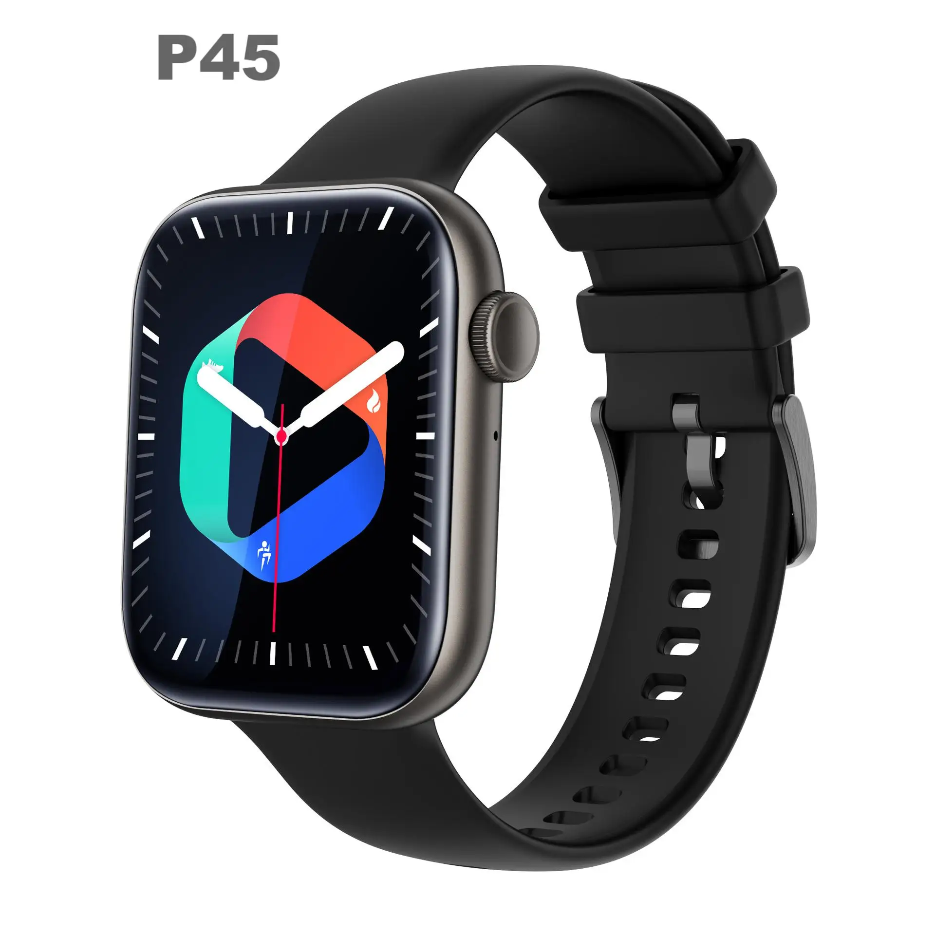 P45 Smart Watch 1.8 Inch Color Full Touch Large Screen Bluetooth Calls Music Player Sports Heart Rate APP Information Push DaFit 
P45 Smart Watch 1.8 Inch Color Full Touch Large Screen Bluetooth Calls Music Player Sports Heart Rate APP Information Push DaFit