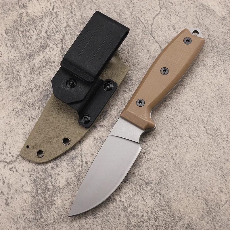 

Survival Knife D2 Steel Full Tang Fixed Blade Knife With K Sheath G10 Handle Outdoor Camping Knives Hunting EDC Tool