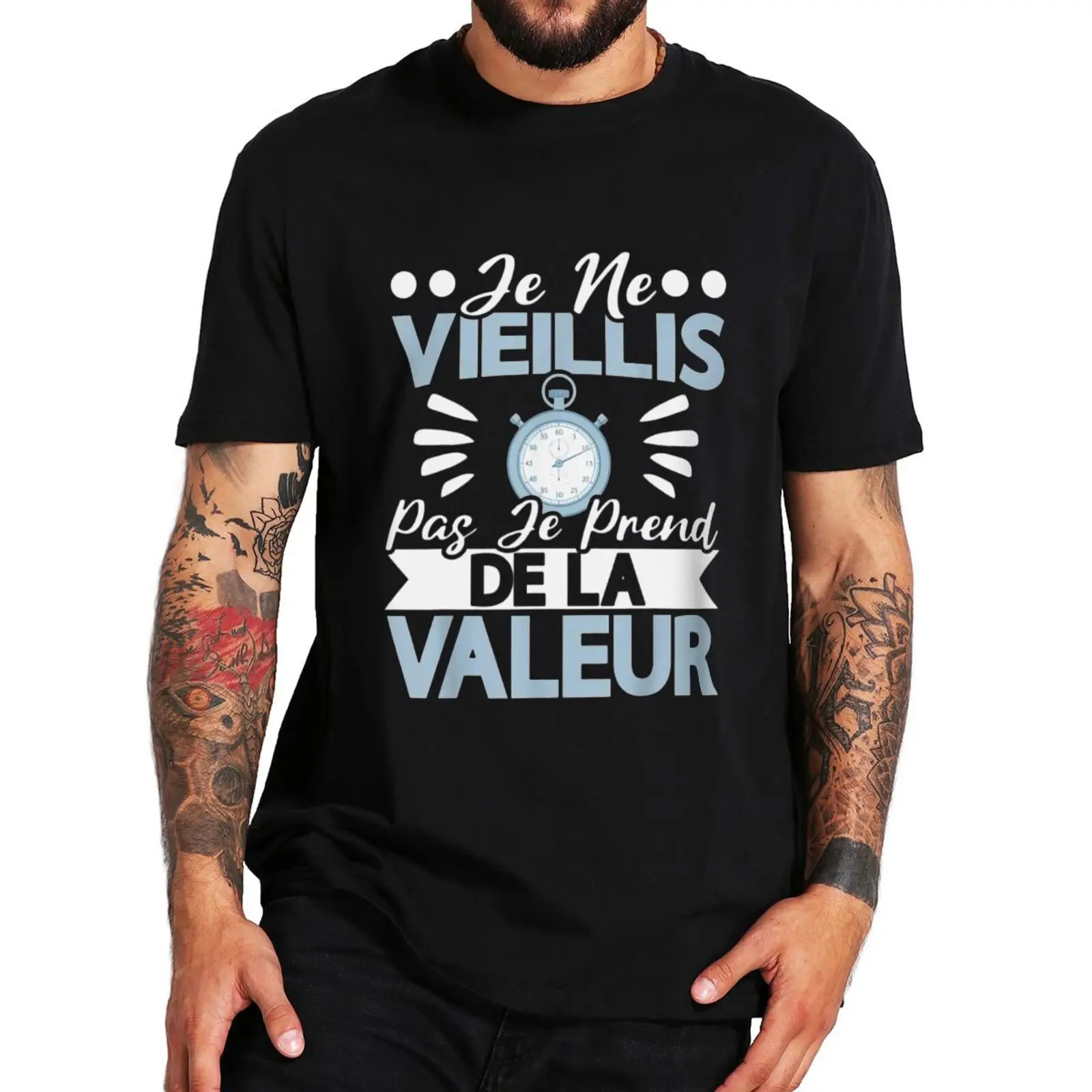 I Will Not Old I Will Be More Valuable T Shirt Funny French Sayings Humor Gift Tops 100% Cotton Unisex Casual T-shirt EU Size
I Will Not Old I Will Be More Valuable T Shirt Funny French Sayings Humor Gift Tops 100% Cotton Unisex Casual T-shirt EU Size