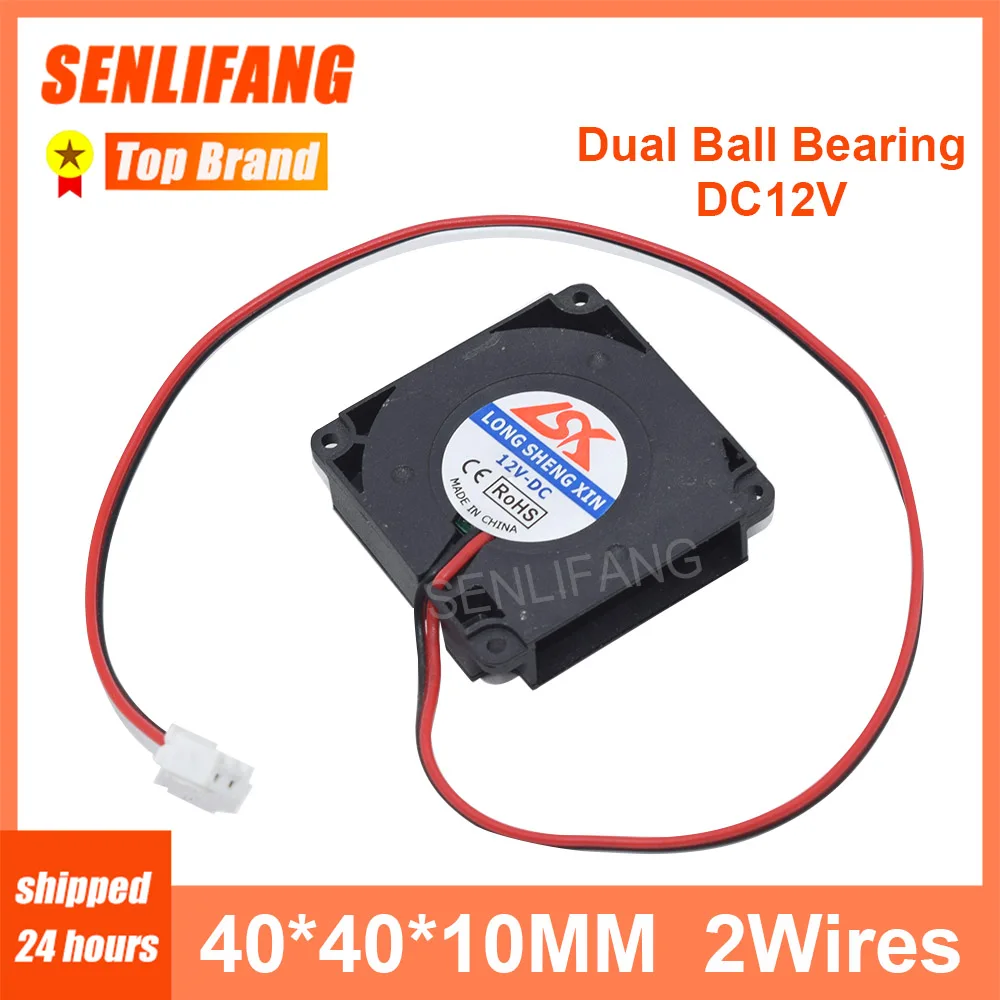 New 4010 DC 5V 12V 24V 4CM 2Pin Micro Centrifugal Dual Ball Bearing 3D Printer Wheel Blower Cooling Fan New 4010 DC 5V 12V 24V 4CM 2Pin Micro Centrifugal Dual Ball Bearing 3D Printer Wheel Blower Cooling Fan