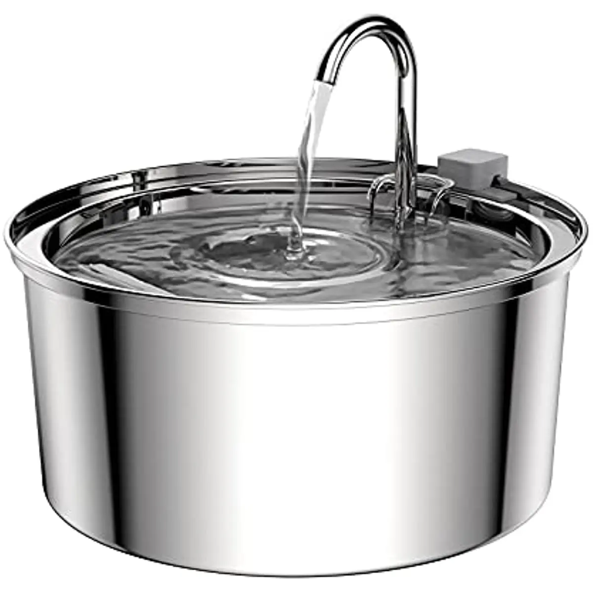 AMOBOX Cat Water Fountain,3.2L/108oz Automatic Stainless Steel Pet Fountain Dog Water Dispenser,Ultra-Quiet Pump for Cats,Dogs
AMOBOX Cat Water Fountain,3.2L/108oz Automatic Stainless Steel Pet Fountain Dog Water Dispenser,Ultra-Quiet Pump for Cats,Dogs