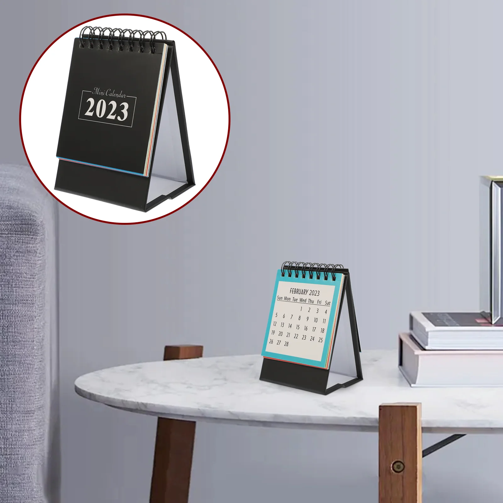 Calendars 2023 Mini Desk Notebook Small Desktop Ornament English Printing Paper Office
Calendars 2023 Mini Desk Notebook Small Desktop Ornament English Printing Paper Office